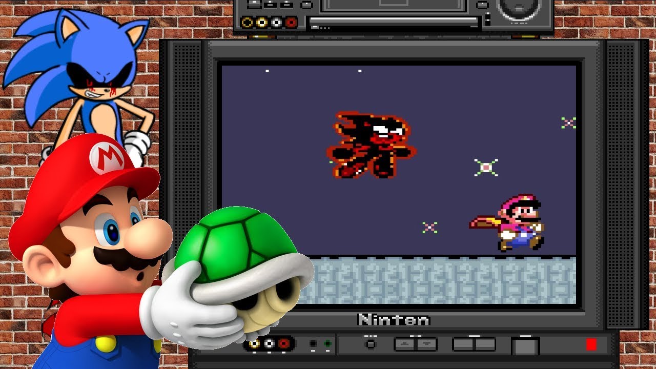 Mario vs. SONIC.EXE | Super Mario World ROM Hack (SNES/Super Nintendo) | スー...