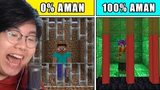 Tantang Youtuber Siapa Yang Bisa Bikin Penjara Paling Aman di Minecraft ...