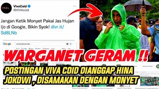 VIRAL !! MONYET PAKAI JAS HUJAN IJO GOOGLE DIANGGAP HINA PAK JOKOWI