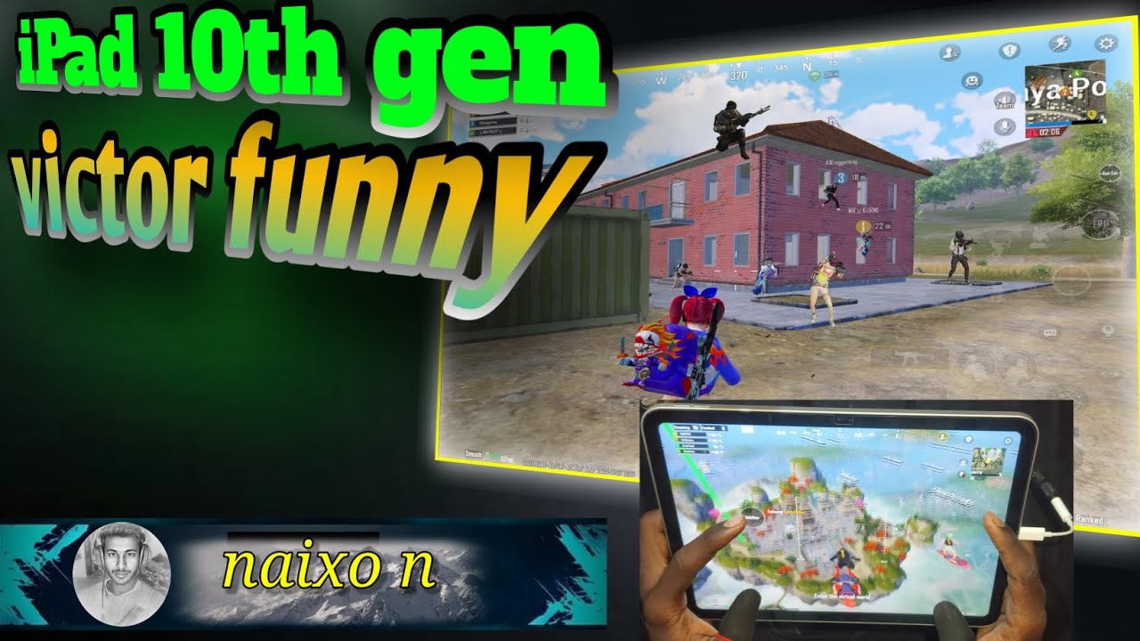 iPad 10th gen new event 1vs6 clutch 😱#pubg #bgmi #naixo n - YouTube