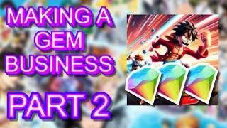 Making a Gem Business #2 | Anime Racing 2