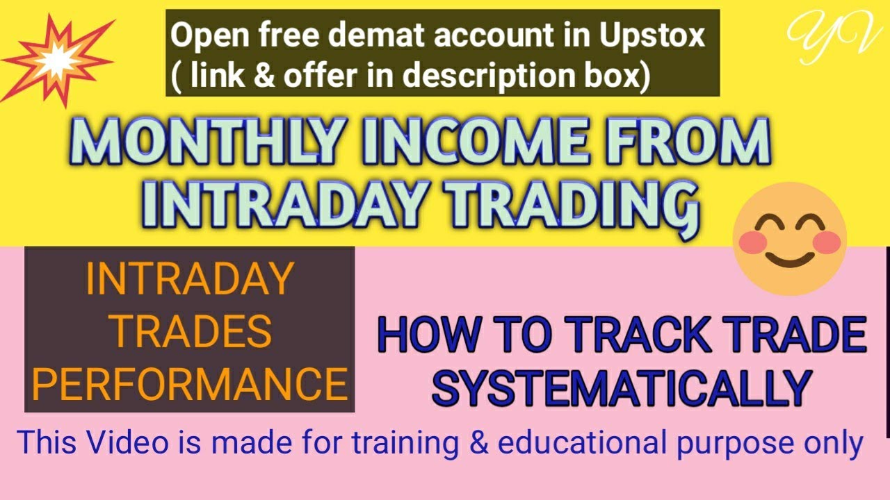 Intraday Income Code EARN MONTHLY INCOME FROM INTRADAY TRADING / How to do Intraday trading ...