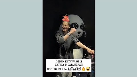 Live DJ Panda ketawa geli dibawakan boneka panda di HW superhouse satrio | 17 Sept 2025, 00.31 WIB