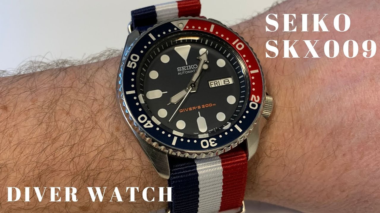 Seiko SKX009 with Nato Strap - YouTube