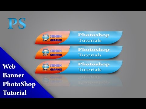 photoshop tutorial | web banner design in photoshop hindi / urdu