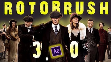 How To Put TEXT Behind Moving Object | Rotobrush In After Effects 2024 | After Effects Tutorial