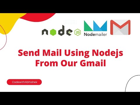 how to send email using nodejs after 30 may 2022 | Nodejs | nodemailer | allow less secure