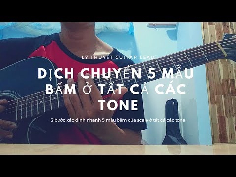 Các Âm Giai Guitar - 3 BƯỚC XÁC ĐỊNH NHANH 5 MẪU BẤM CỦA ÂM GIAI ĐỂ LEAD Ở TẤT CẢ CÁC TONE