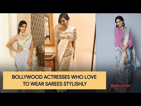 Bollywood actresses who love to wear sarees stylishly | Bolly Quickie