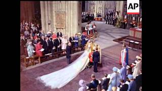 THE ROYAL WEDDING  COLOUR  NO SOUND