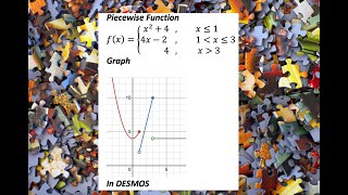 Piecewise Function Graph in DESMOS