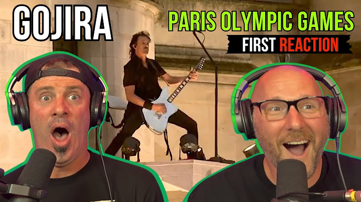 GOJIRA Olympic performance | REACTION | THIS IS EPIC!