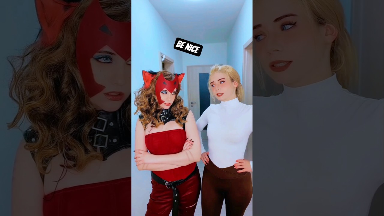 Be nice | Catra & Adora @nikkihatsunecosplay #cosplay #shorts #shera #catradora