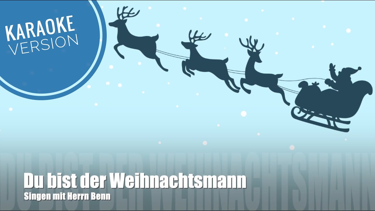 Du Bist Der Weihnachtsmann Stefan Pleß Noten www.youtube.com