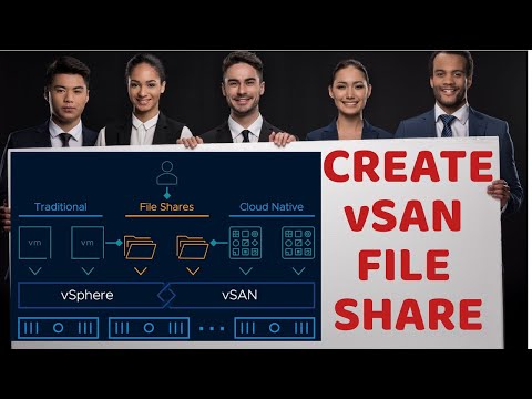 Видео: How to Create a NFS File Share from vSAN Datastore | vSAN 7.0