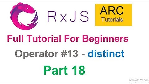 RxJS Tutorial For Beginners #18 - Distinct Operator Tutorial | Angular RxJS Tutorials