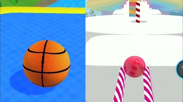 Sky Ball Jump VS Candy Ball Run Gameplay Walkthroungh Android ios Levels 137