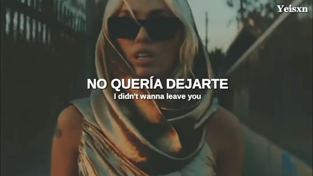 Miley Cyrus - Flowers (vídeo oficial) // English + Español
