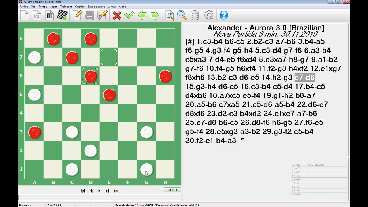 Jogo de damas - Como baixar lote de partidas do playok e salvar em