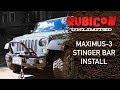 Maximus-3 Stinger Bar Install