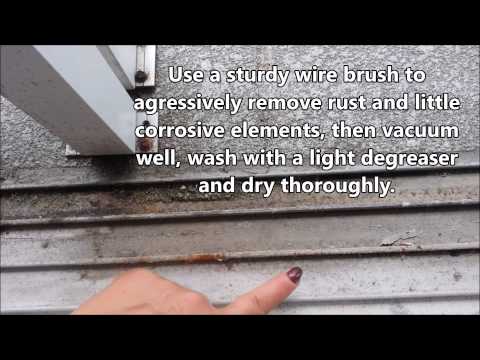 How to Clean Your Sliding Glass Door Track
