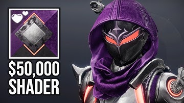 INSANELY RARE $50,000 Shader In Destiny 2!