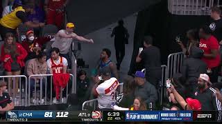 Full Miles Bridges throws his mouthpiece into the crowd and hits a young girl in the face... News