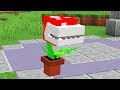 I made the Smash Bros Piranha Plant in Minecraft