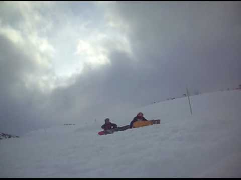 salto snow en fuentes de invierno: efren, jose ram...