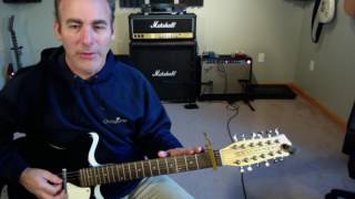 Accurate Mr Tambourine Man Guitar Intro Lesson chords