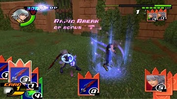 Kingdom Hearts Re:CoM R/R - Riku Replica II (No Damage) (No Sleights) (No Duels) (No Enemy Cards)