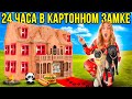 ПОСТРОИЛА КАРТОННЫЙ ЗАМОК ДЛЯ СОБАК И ПРОВЕЛА В НЕМ 24 ЧАСА!