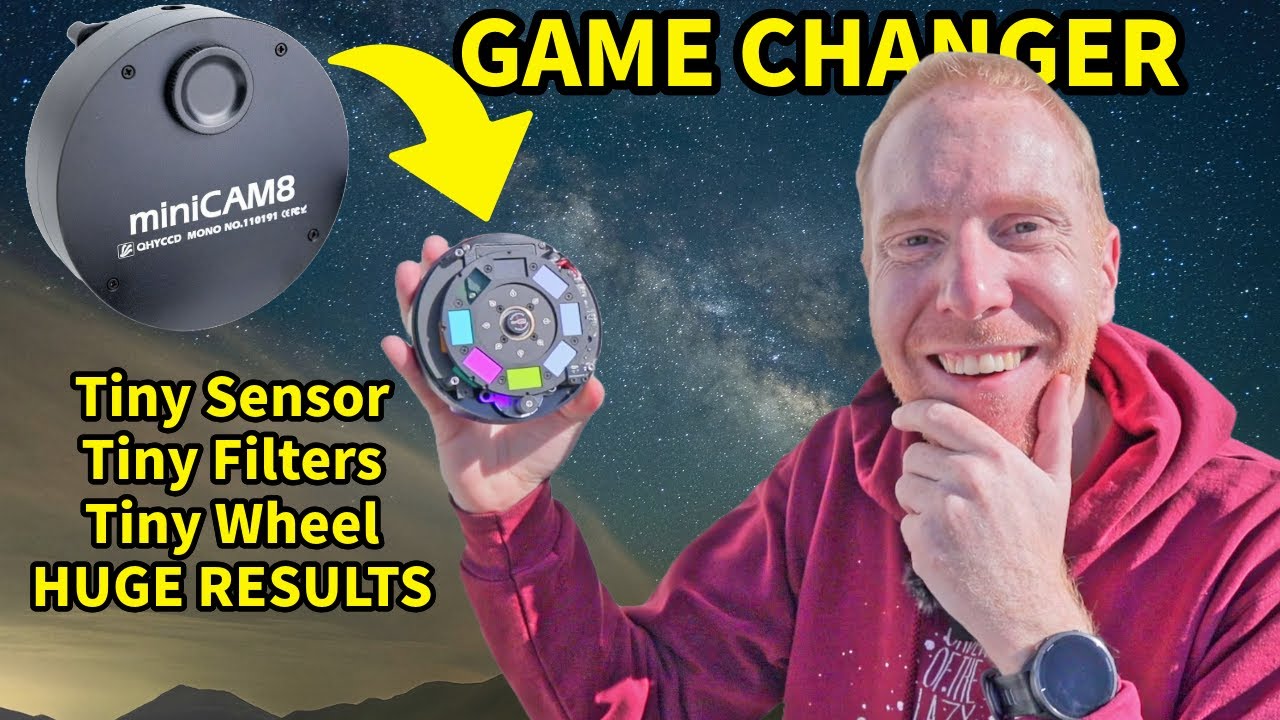 This makes MONOCHROME imaging AFFORDABLE - and EASY! QHY Minicam 8 camera/filters review + tutorial