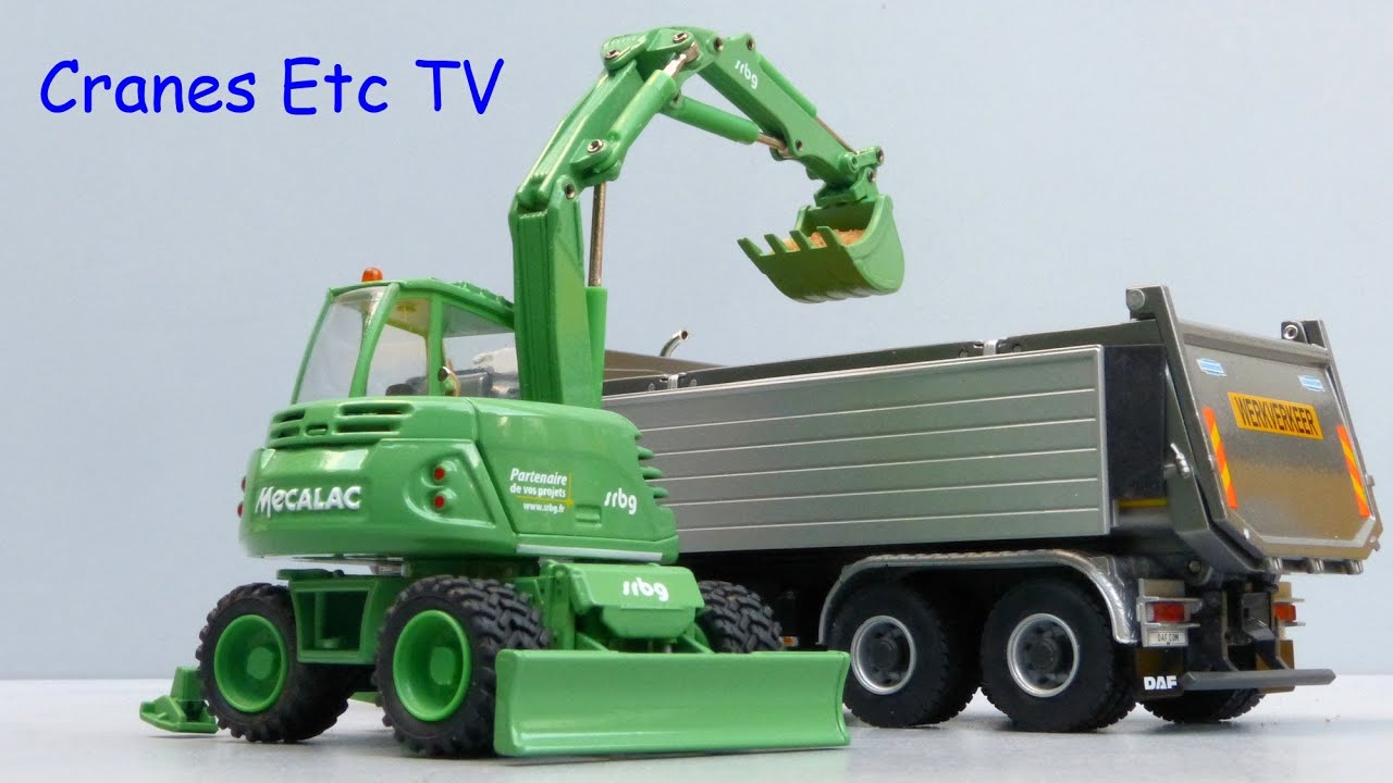 Conrad Mecalac 714MW Wheeled Excavator 'SRBG' by Cranes Etc TV