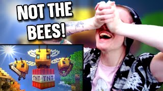 RAPPER REACTS TO MINECRAFT BEES RAP | &quot;Busy Buzzy Bees&quot; | Animated Music Video