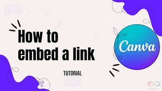 How to embed a link in Canva
