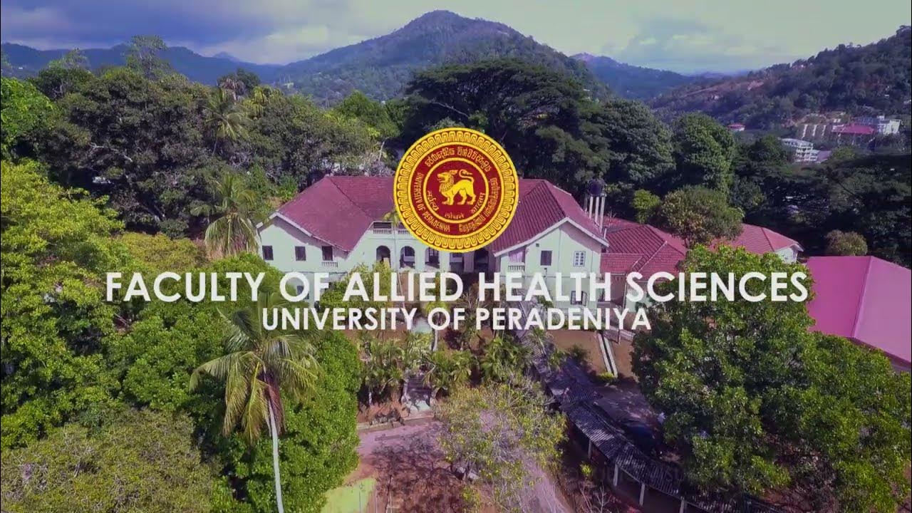 faculty-of-allied-health-sciences-fahs-university-of-peradeniya