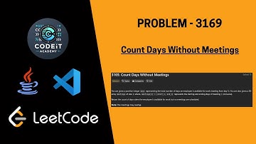 Count Days Without Meetings - LeetCode 3169 | Sorting + Merging 🔄 | Best Approach & Dry Run 🚀