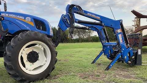 Loader removal on a Workmaster