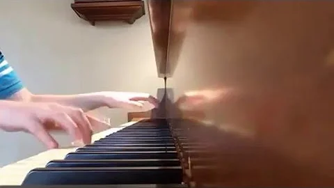 Owen plays the piano