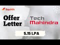 Tech Mahindra Offer Letter | SquNik