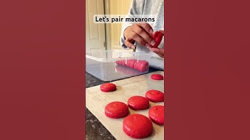 Pairing and storing macarons #macarons #baking