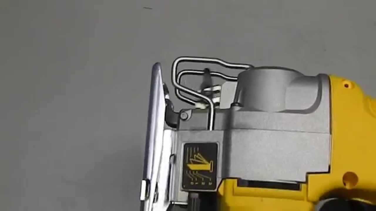 Dewalt DW317K Jigsaw demo - YouTube