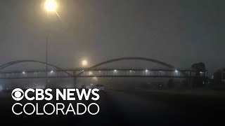 First Alert Traffic Tracker patrols snowy morning commute across Denver metro area