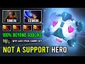 IO Is NOT a Support Hero 100% Broken Spirits DPS 12Min Helm Dominator + Scepter Hyper Carry Dota 2