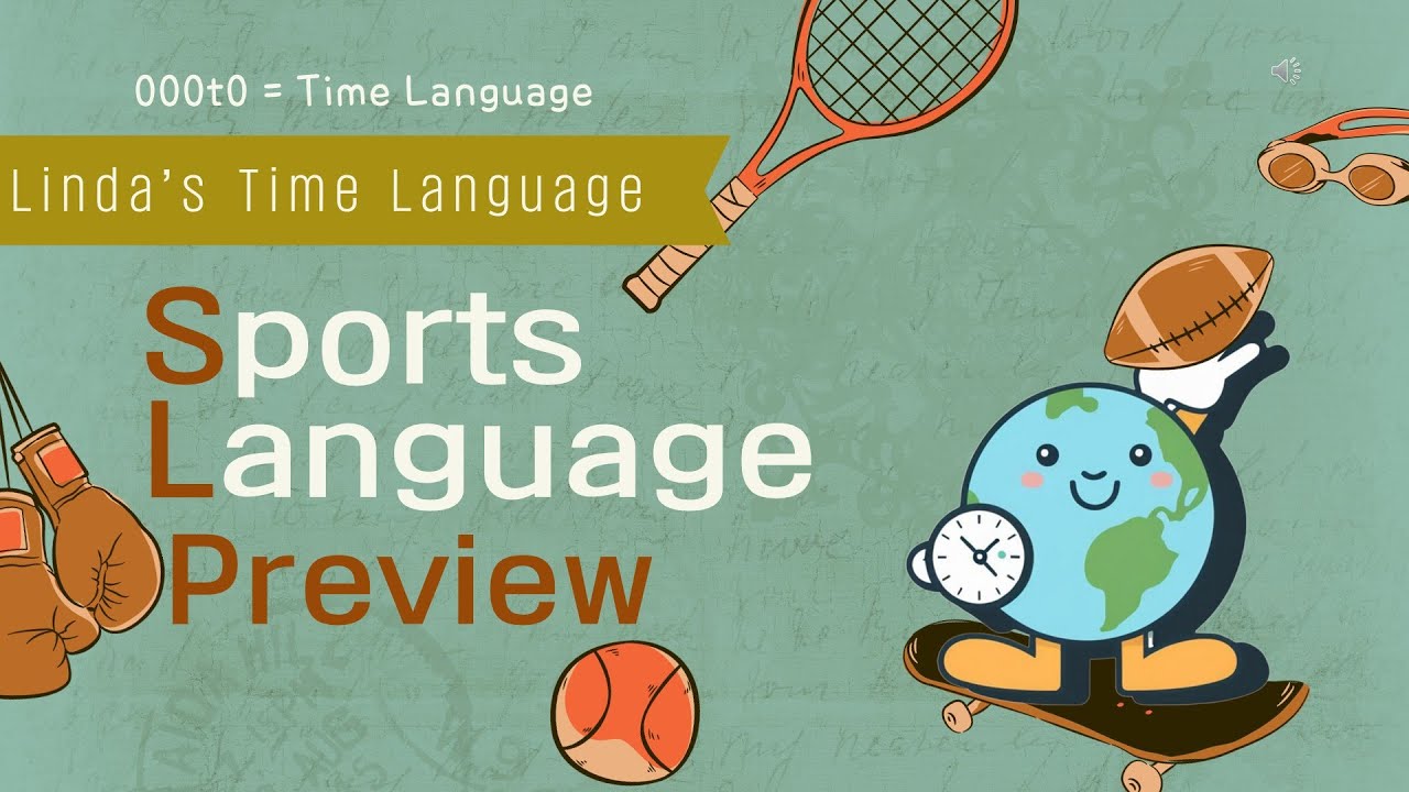 [ Linda's Time Language ⏰ ] | Sports Language | Time Language - YouTube