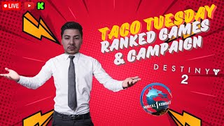 TACO TUESDAY RANKED GAMES & LIGHTFALL CAMPAIGN | ROAD TO 200 SUBS | VARIETY STREAM | !discord !kick