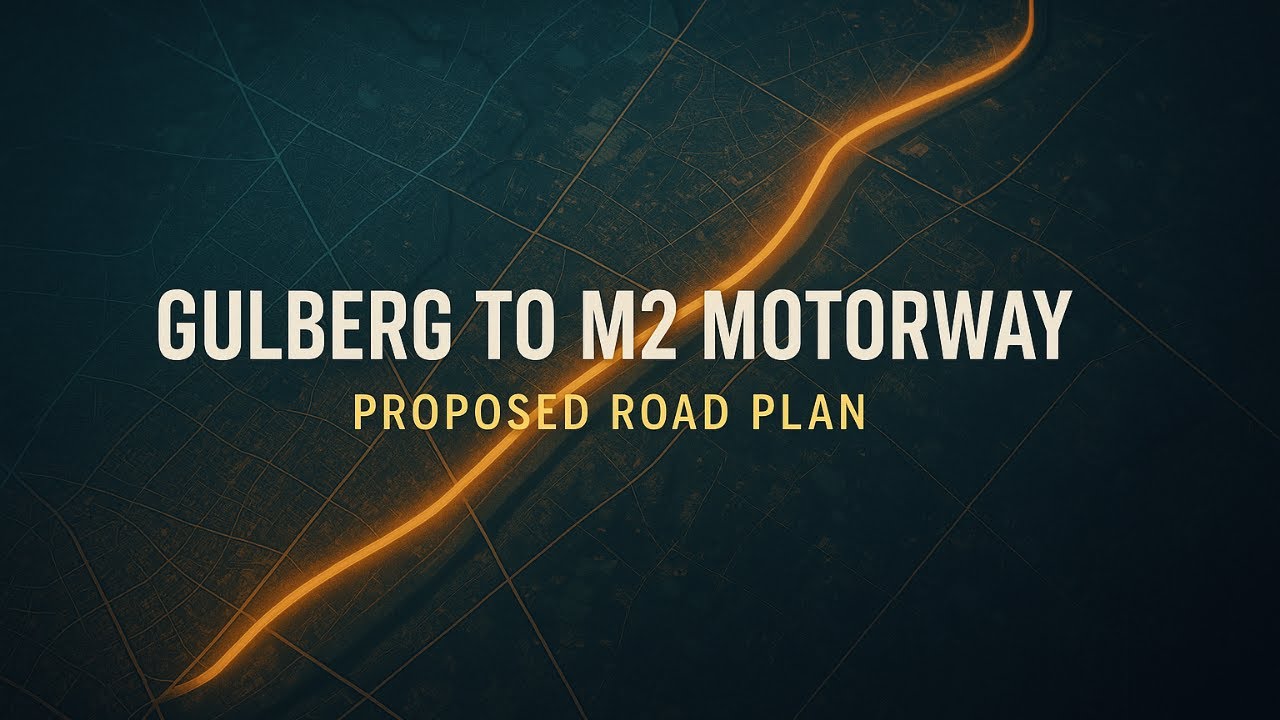 NESPAK | Proposed Road from Gulberg to M2 Motorway | Motion Graphic Plan