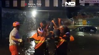 شاهد: فيضانات عنيفة تضرب شمال إيطاليا