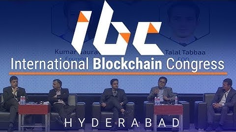 "Kumar Gaurav at International Blockchain Congress Hyderabad: Bridging old and new Money with Cashaa